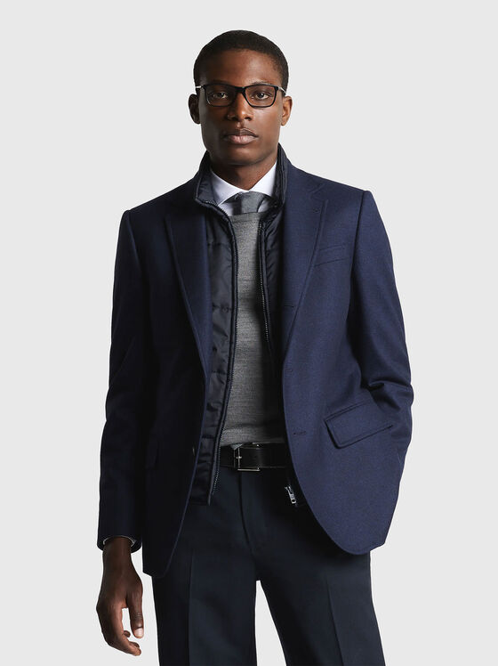 Вълнено сако със сваляща се подплата - 1