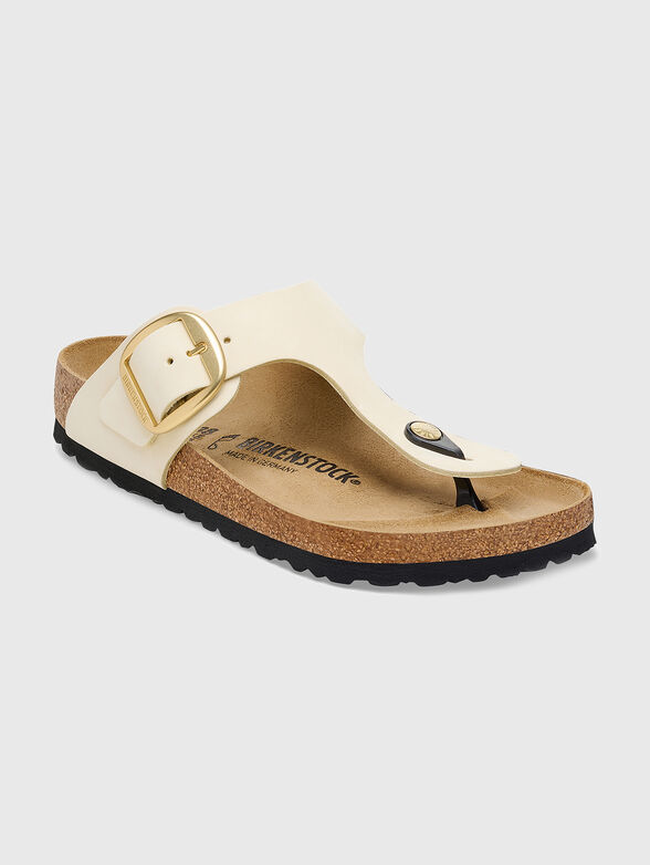 GIZEH slippers in ecru - 2