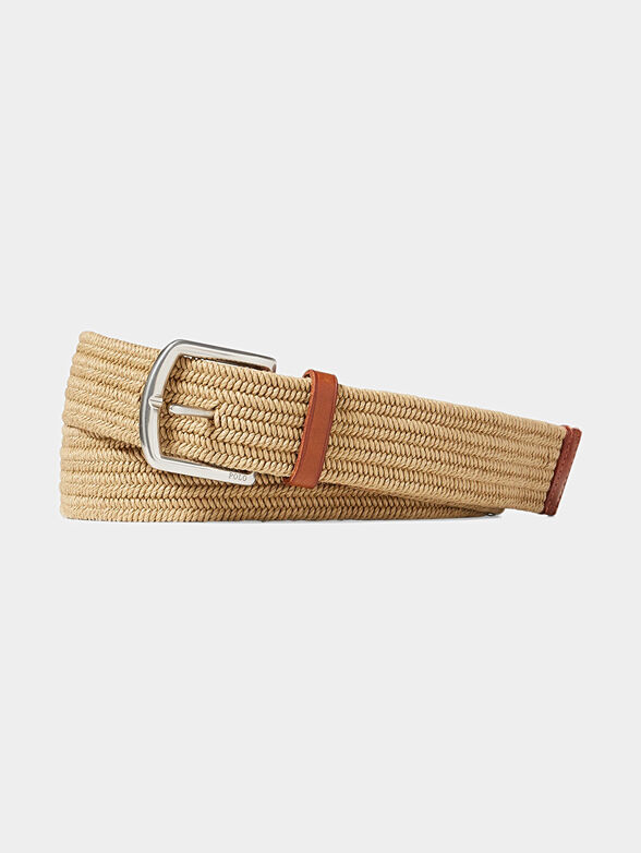 Braided stretch cotton belt - 1
