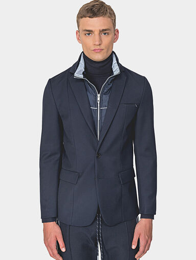 Slim blazer with detachable interior - 5