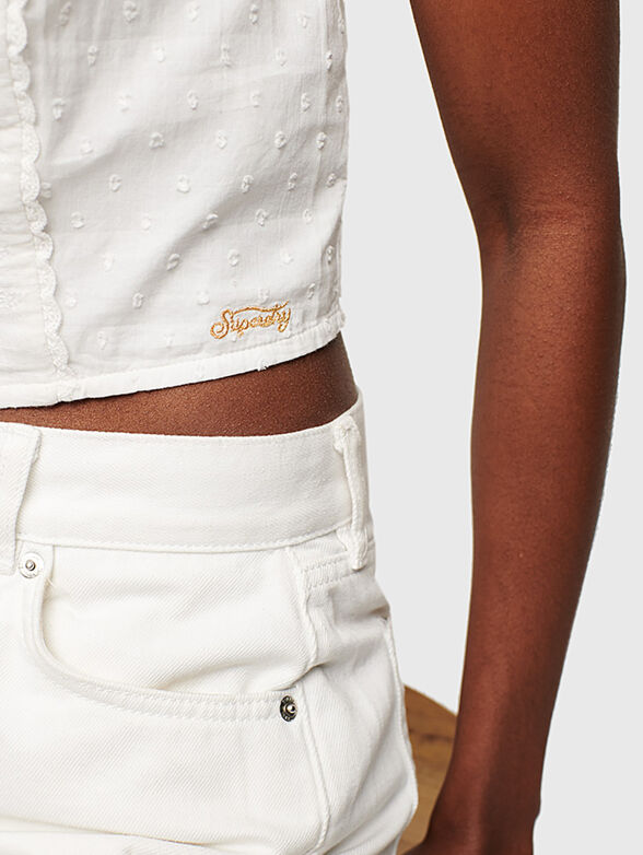 VINTAGE top with embroidery - 5