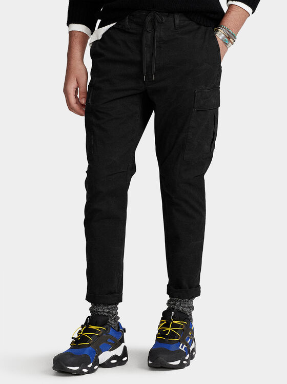 Черен карго панталон - 1