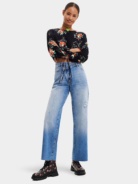 LEVADU criss cross jeans - 4