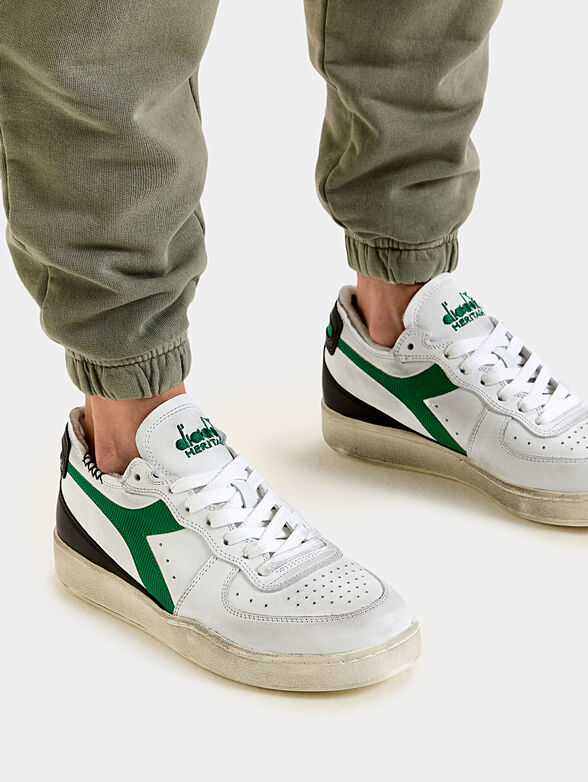 MI BASKET ROW CUT sneakers with contrasting logo - 2