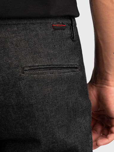 Cotton blend chinos - 3