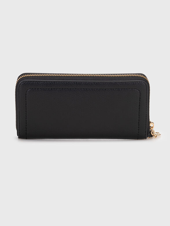 Black wallet with logo - 2