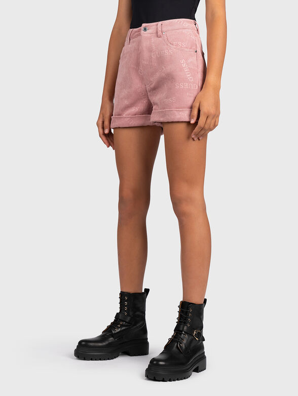 NATALIE Shorts with logo print - 1