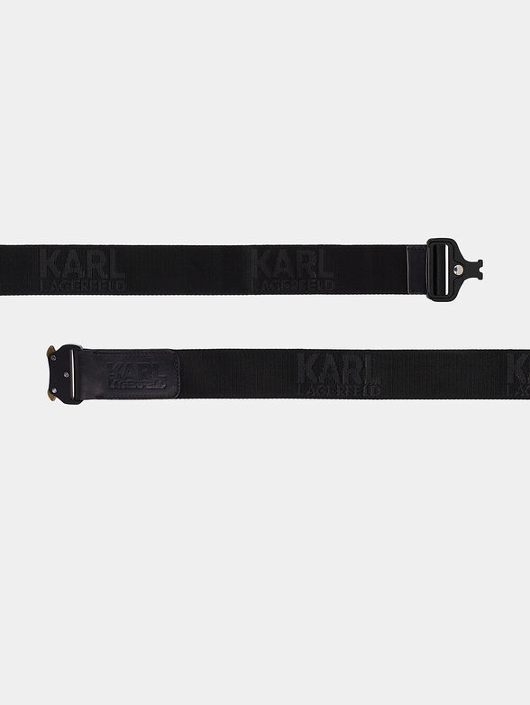 Textile belt with logo branding - 1
