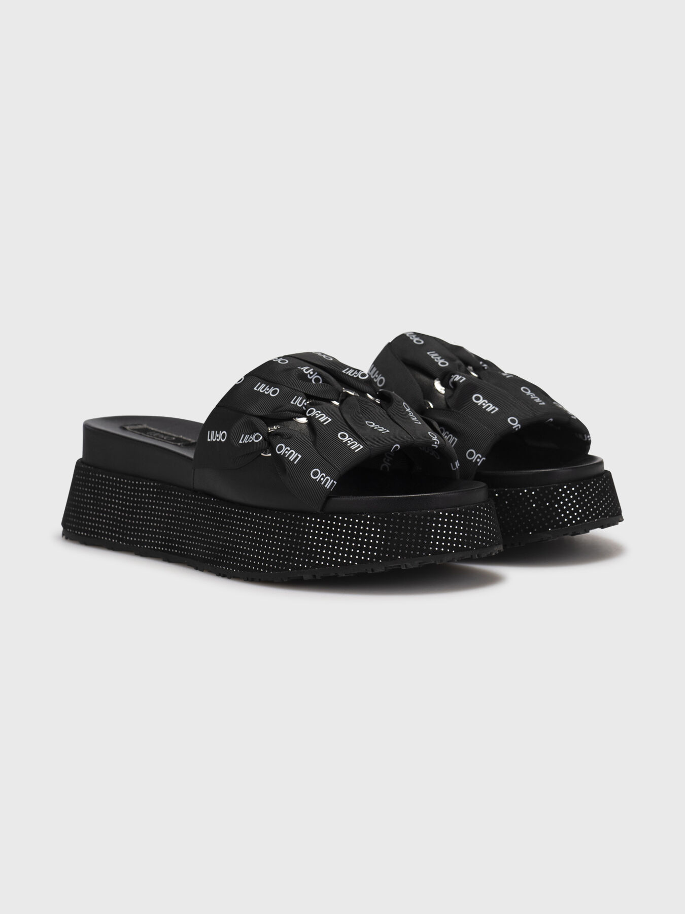 サンダル・ミュール Fussbett Slides in Black Leather Black fussbett leather Sandal - Plan C