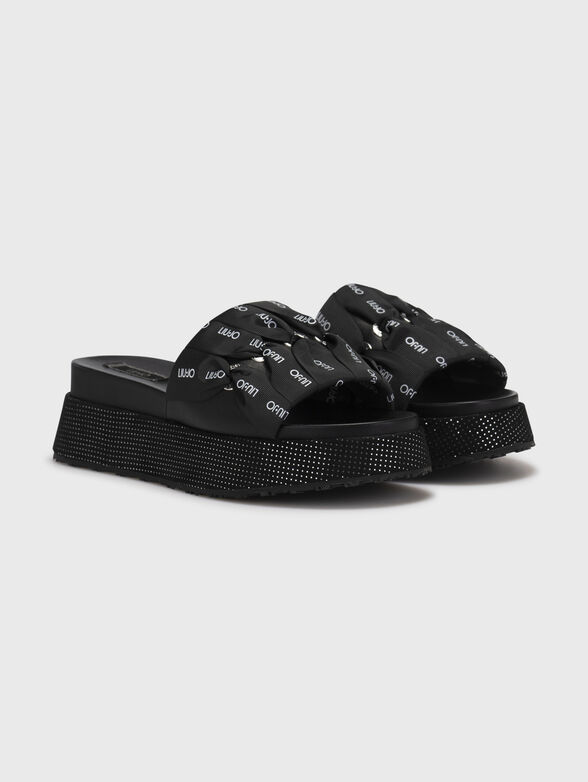 FRIDA black platfrom sandals - 2
