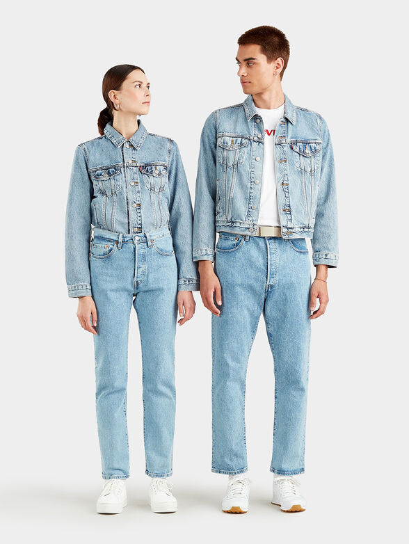 TRUCKER™ light blue denim jacket - 4