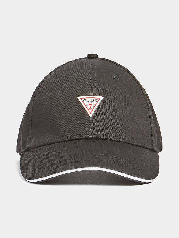 Black cap with triangle logo - 1