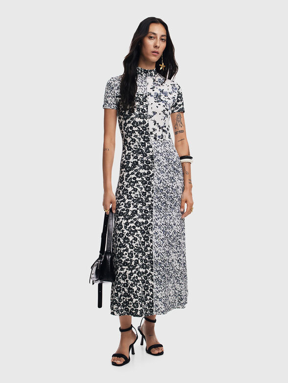 Dress with floral print - 6