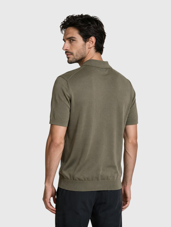 Polo shirt with cotton and silk - 3