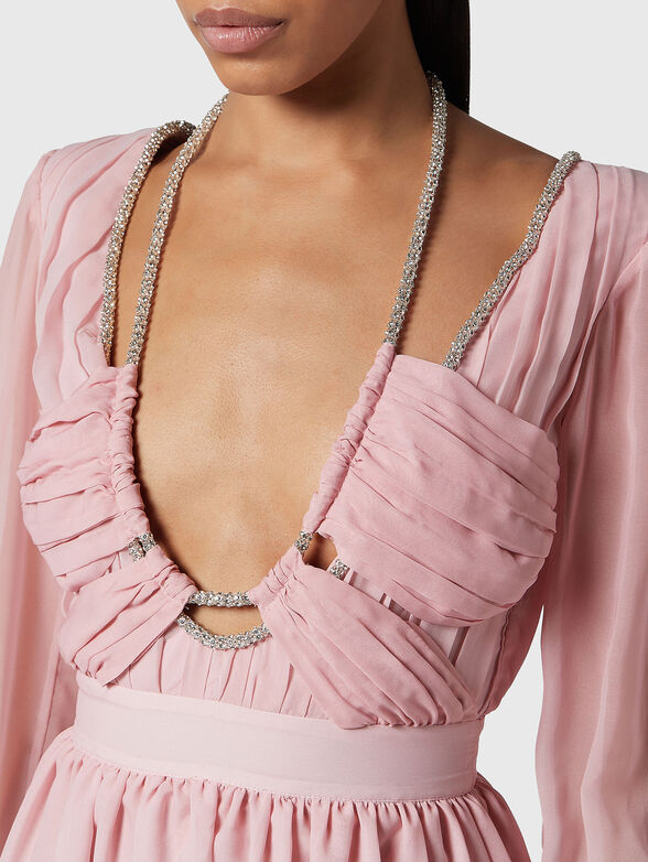 Chiffon mini dress - 3