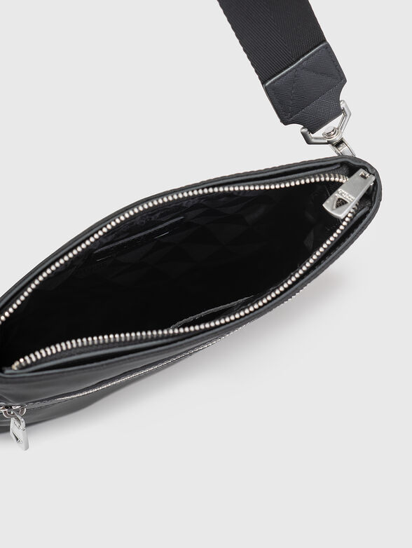 Crossbody bag with a triangular logo  - 6