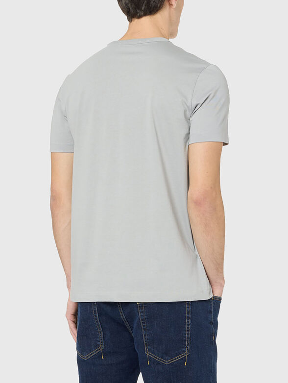 Gray cotton t-shirt - 3