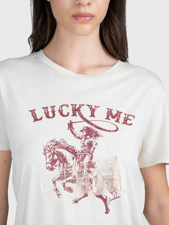 Cotton-blend T-shirt - 4