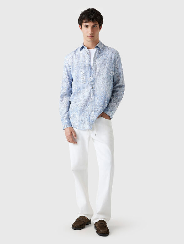 Shirt with accent print - 2