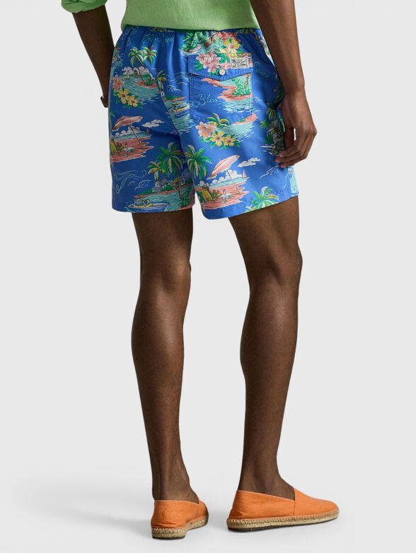 Beach shorts with sea elements - 2