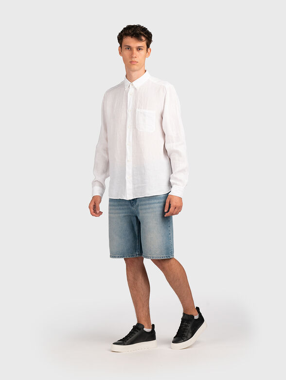 ERMANN long sleeved linen shirt - 2