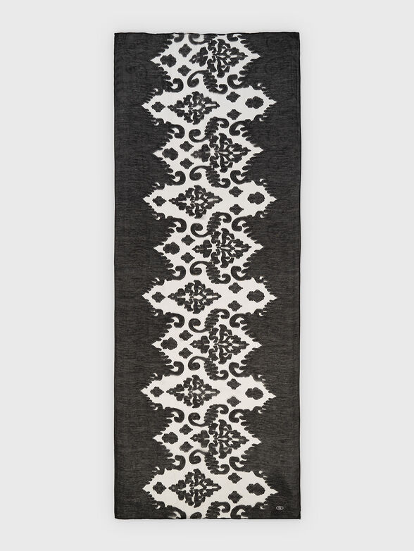 Scarf with sheer effect - 2