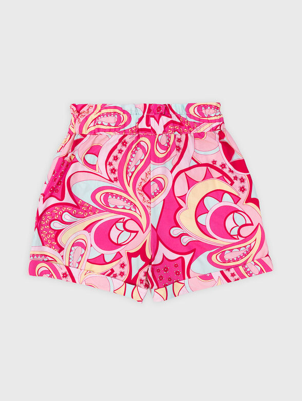 Shorts with paisley motifs - 2