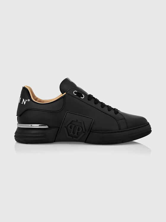 PHANTOM KICK$ black leather shoes - 1