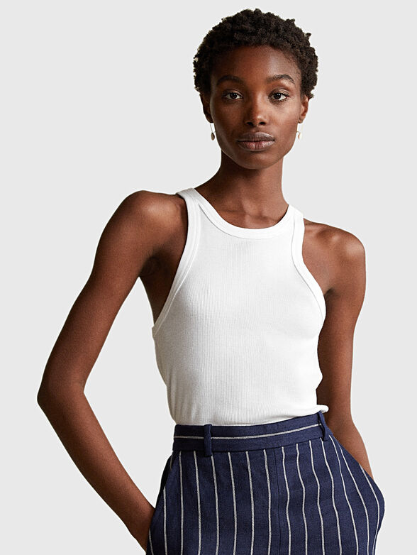 White cotton top - 1