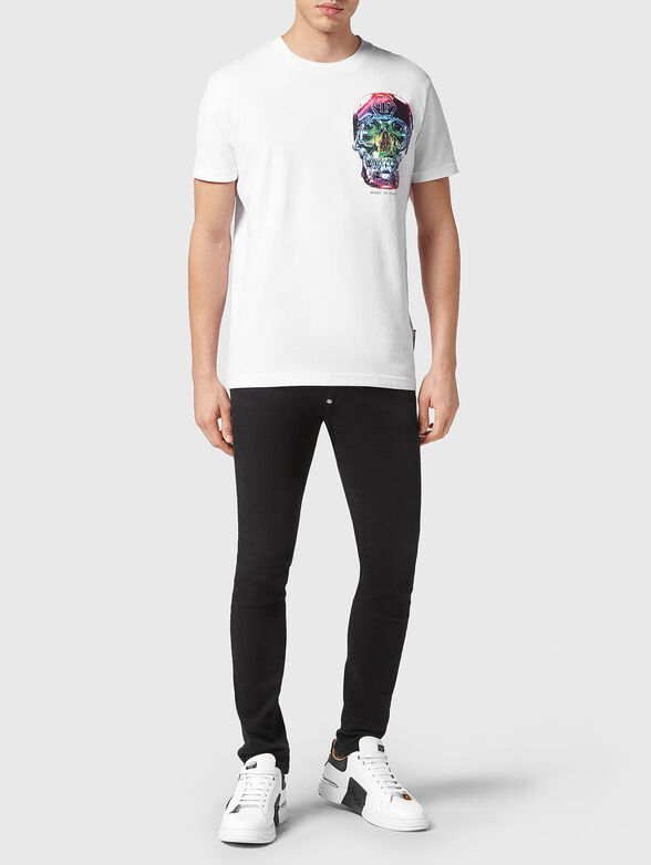 Cotton T-shirt with print - 2
