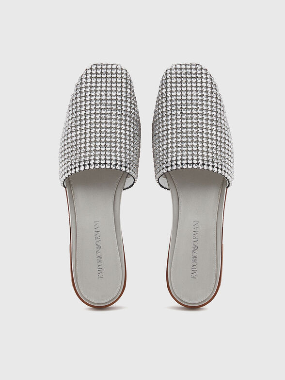 Slippers with rhinestones - 6