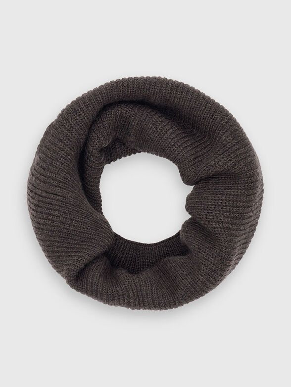 Merino wool collar scarf - 1