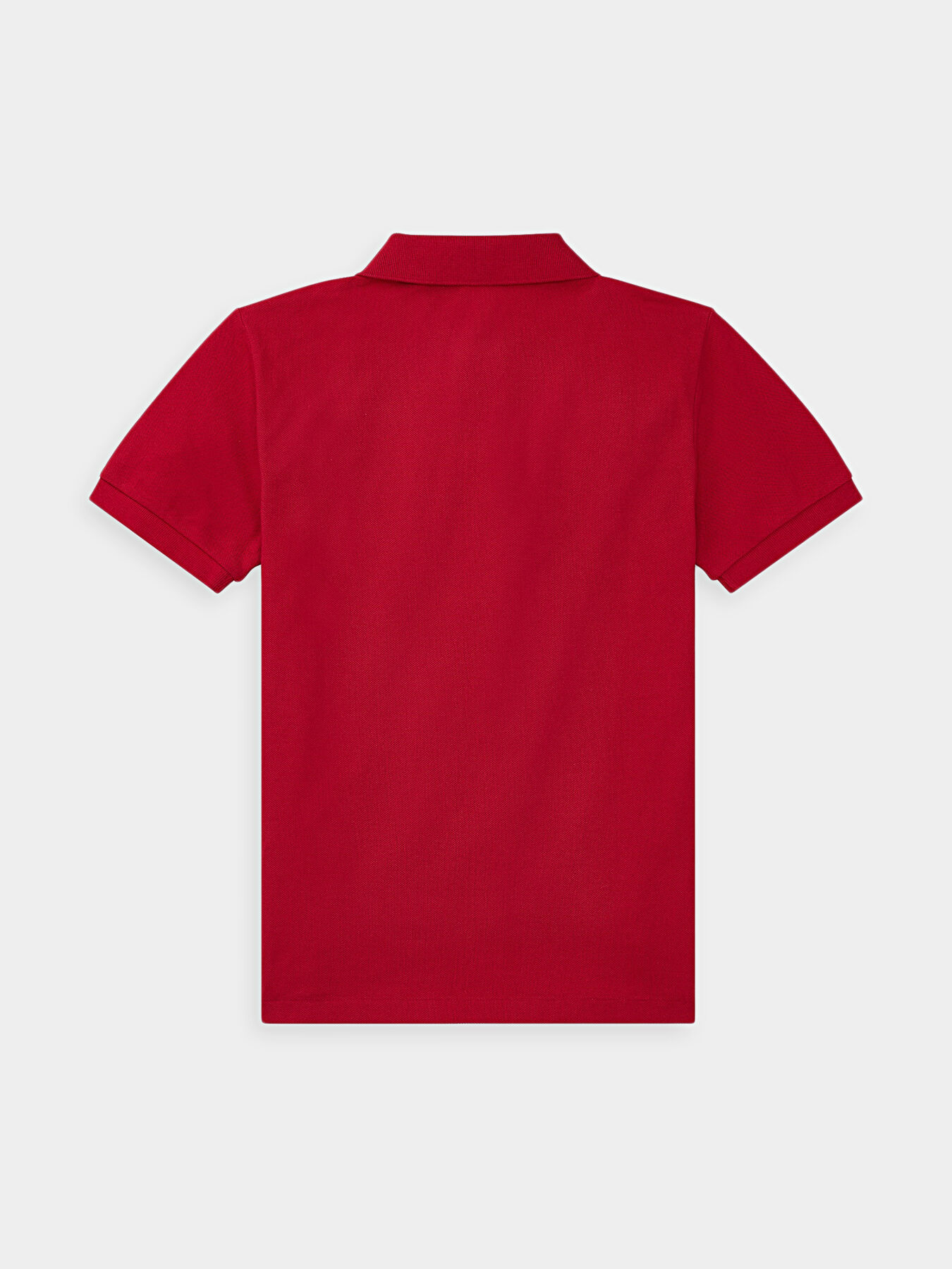 Red polo shirt with small logo brand POLO RALPH LAUREN Globalbrandsstore en