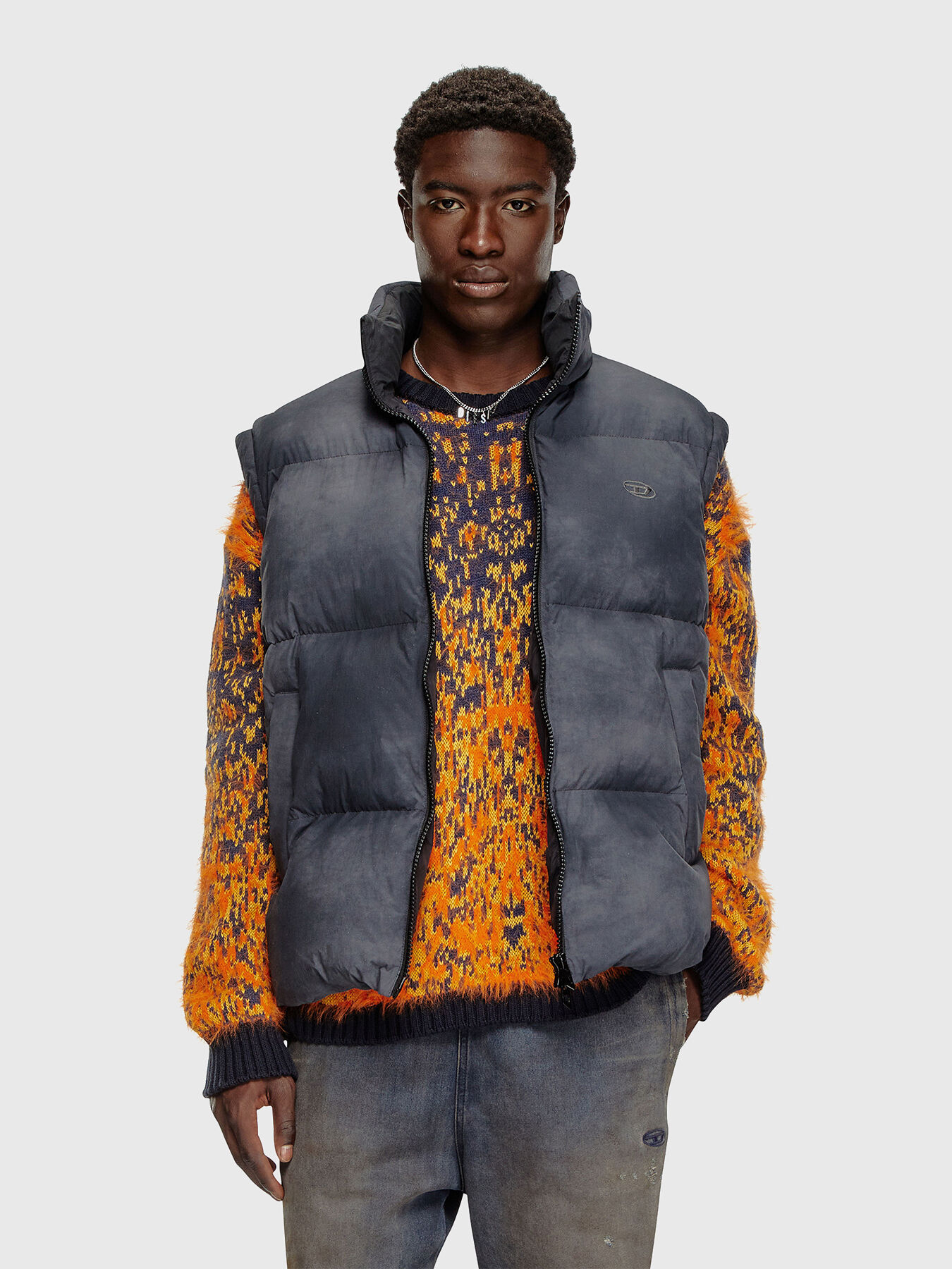 豊富なギフト brand W-RAVEEL Vest DIESEL Globalbrandsstore.com/en — トップス