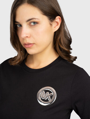 T-shirt with crew neck and logo - 3