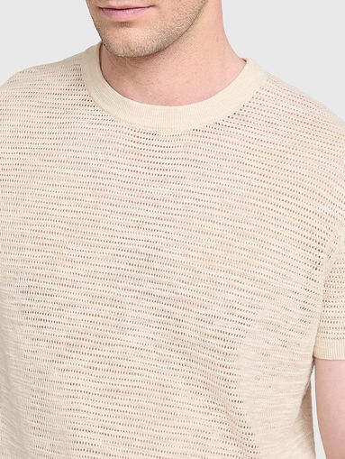 Sweater with short sleeves  - 3