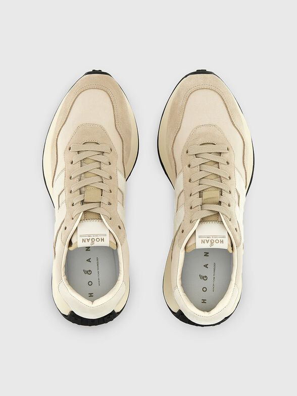 Beige sports shoes - 6