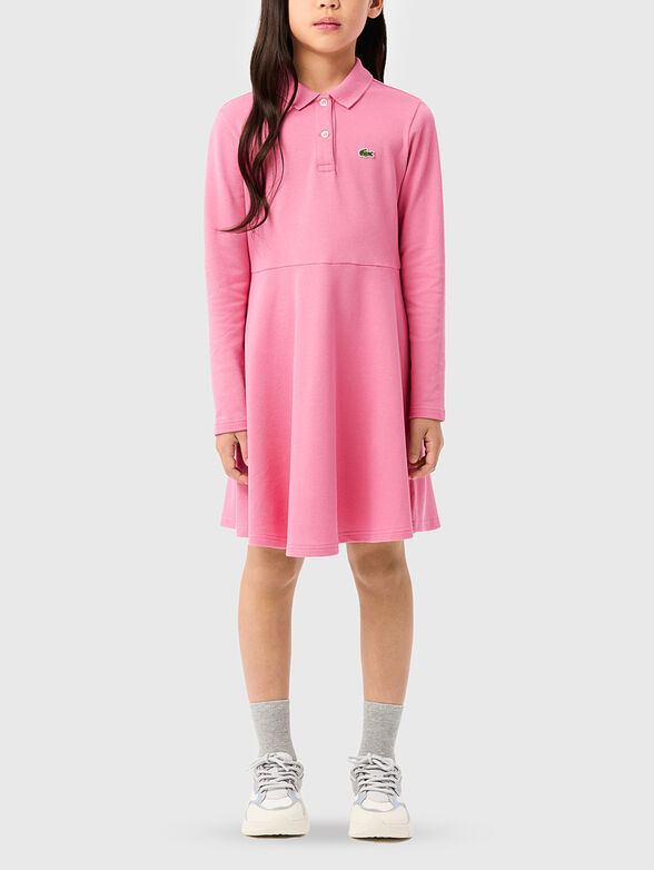 Polo collar pique dress - 1