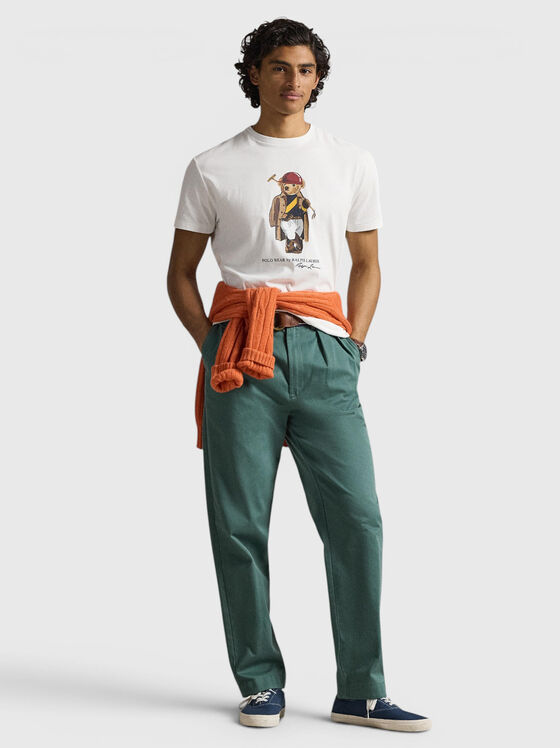 Памучна тениска с принт POLO BEAR - 2