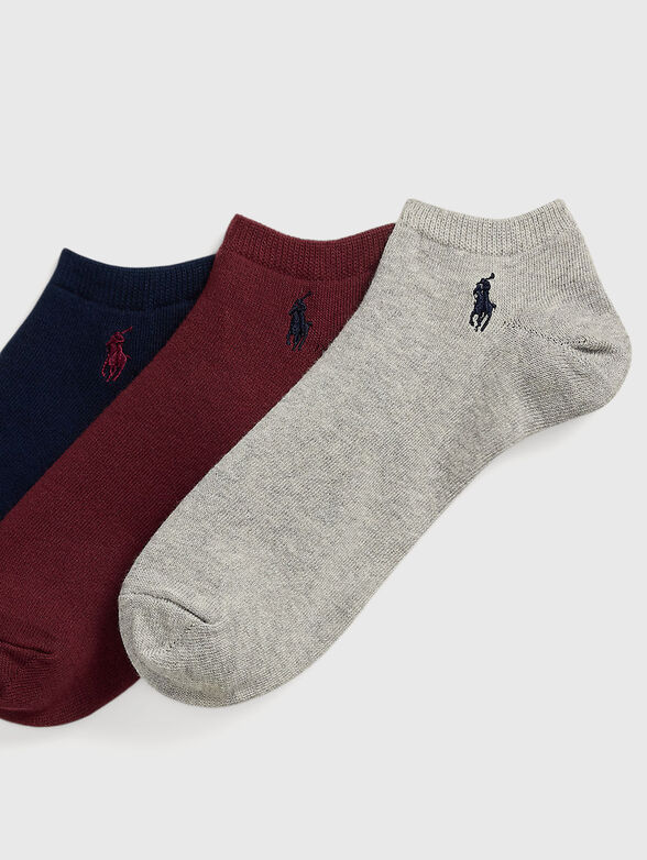 Set of three pairs of cotton socks - 2