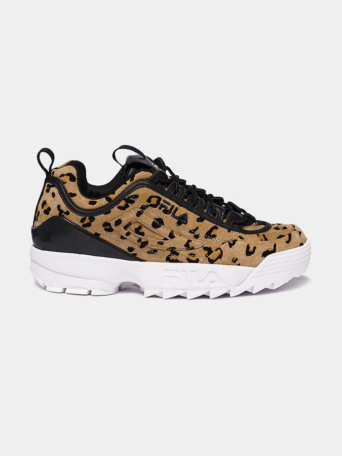 fila disruptor leopard print