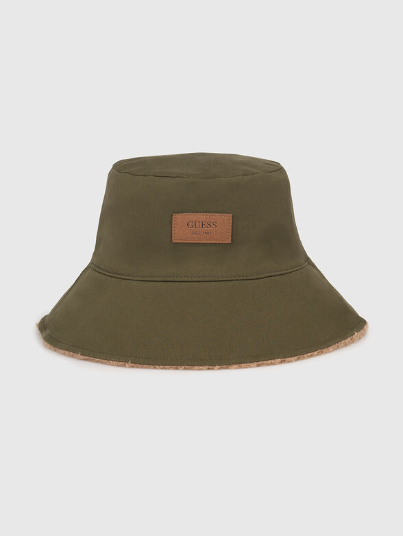 Double-faced hat type with logo patch - 1