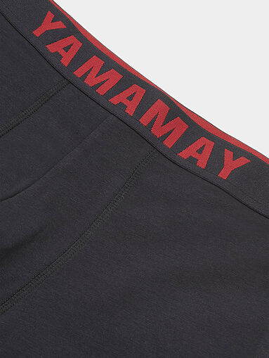 FASHION COLOR Black cotton trunks - 5