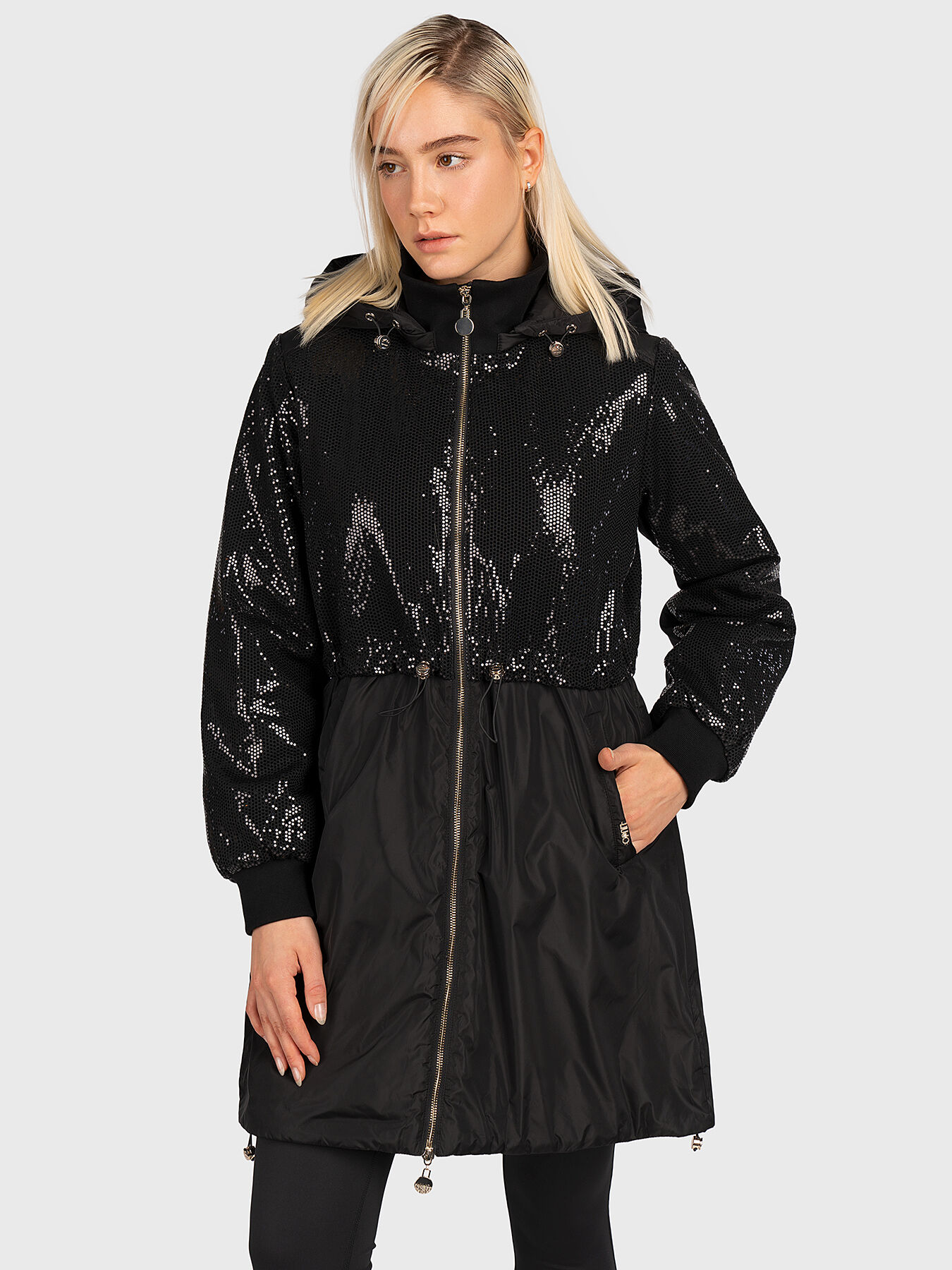 Jacket with appliquéd shiny details brand LIU JO — Globalbrandsstore.com/en