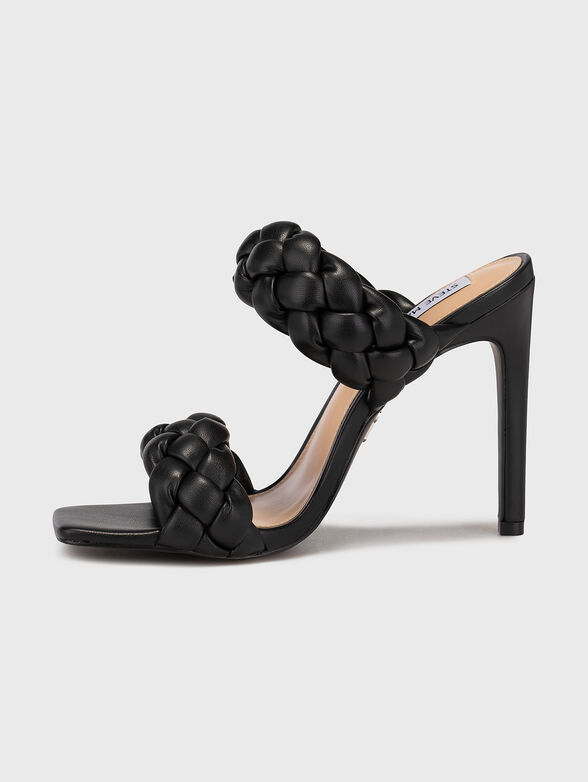 KENLEY beige heeled sandals - 4