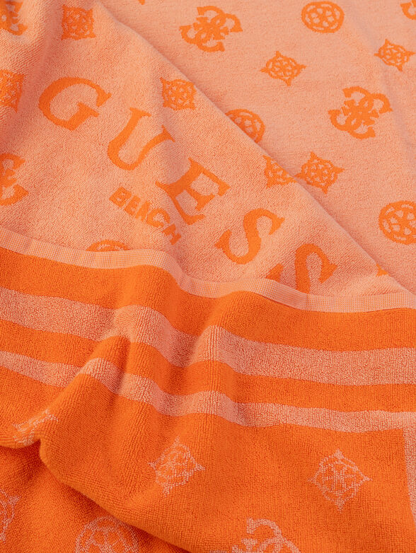 Beach towel with monogram logo - 2