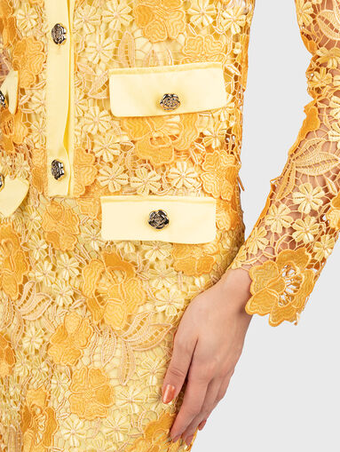 Cardigan with floral embroidery  - 4