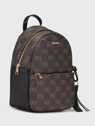 Backpack with logo print - 3