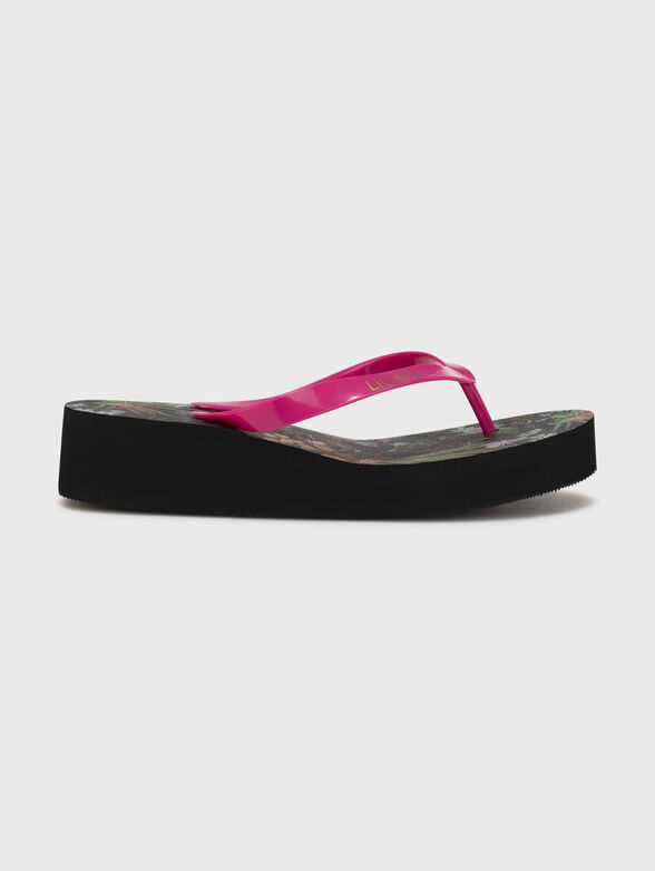 Flip-flops wth animal print brand LIU JO — /en