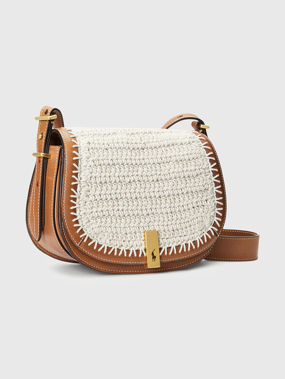 Crossbody bag with knitted accents - 6